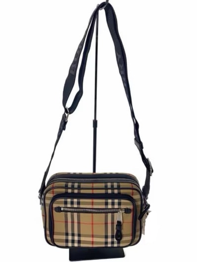 BURBERRY Vintage Check & Leather Crossbody Bag "Archive Beige"