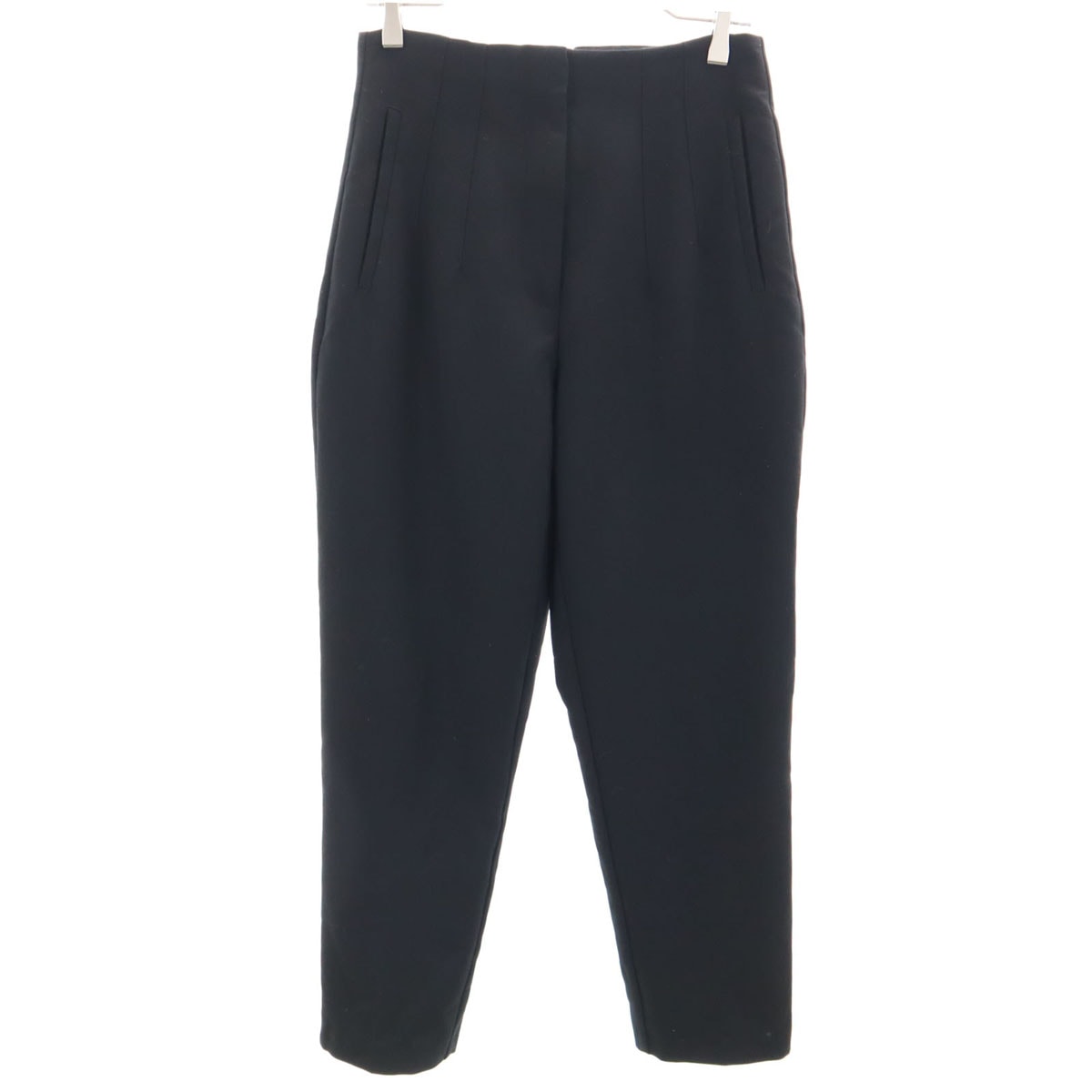 ZARA ザラ テーパードパンツ M ブラック系