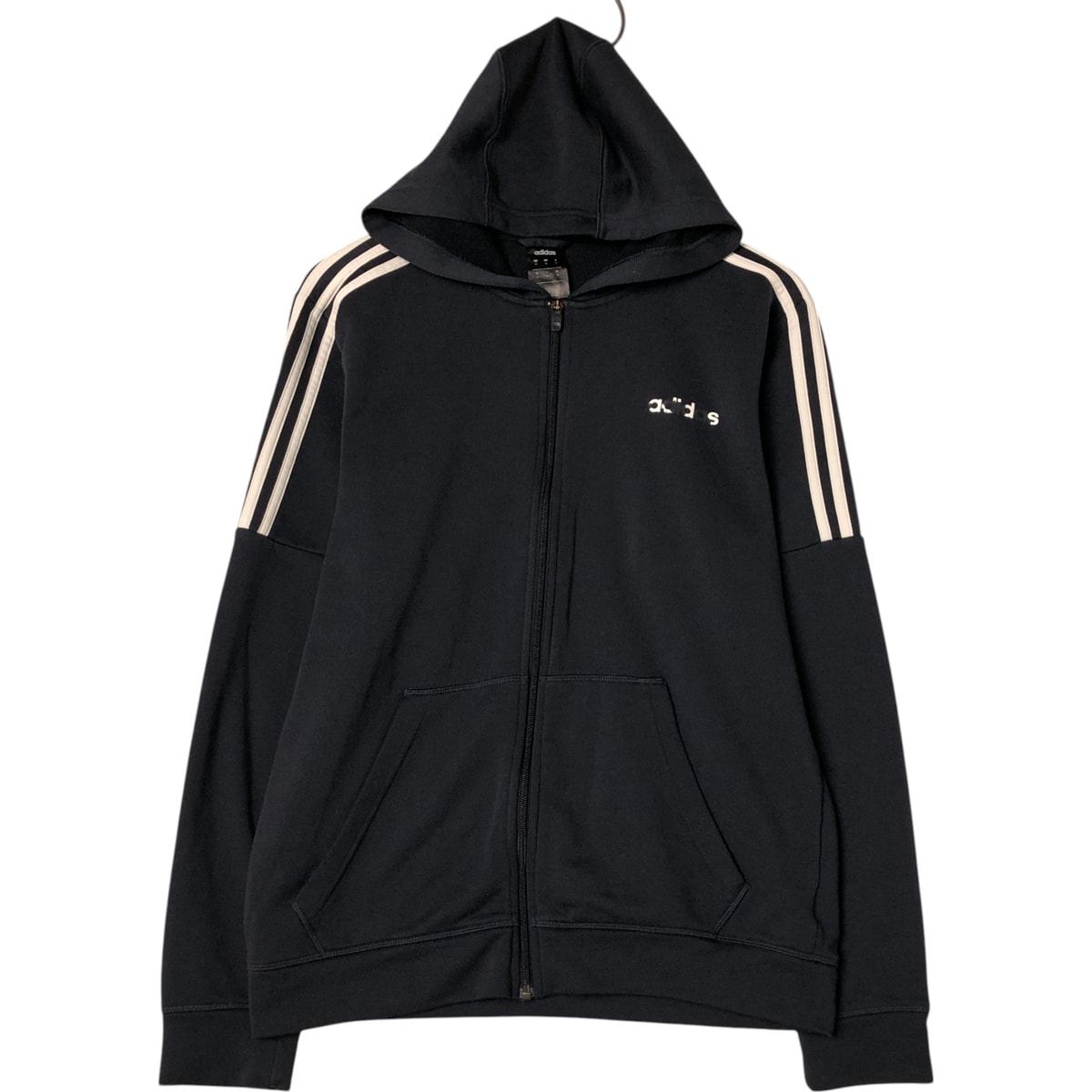 古着 アディダス adidas CLIMALITE ジャージパーカー トラックジャケット メンズM相当/eaa553491