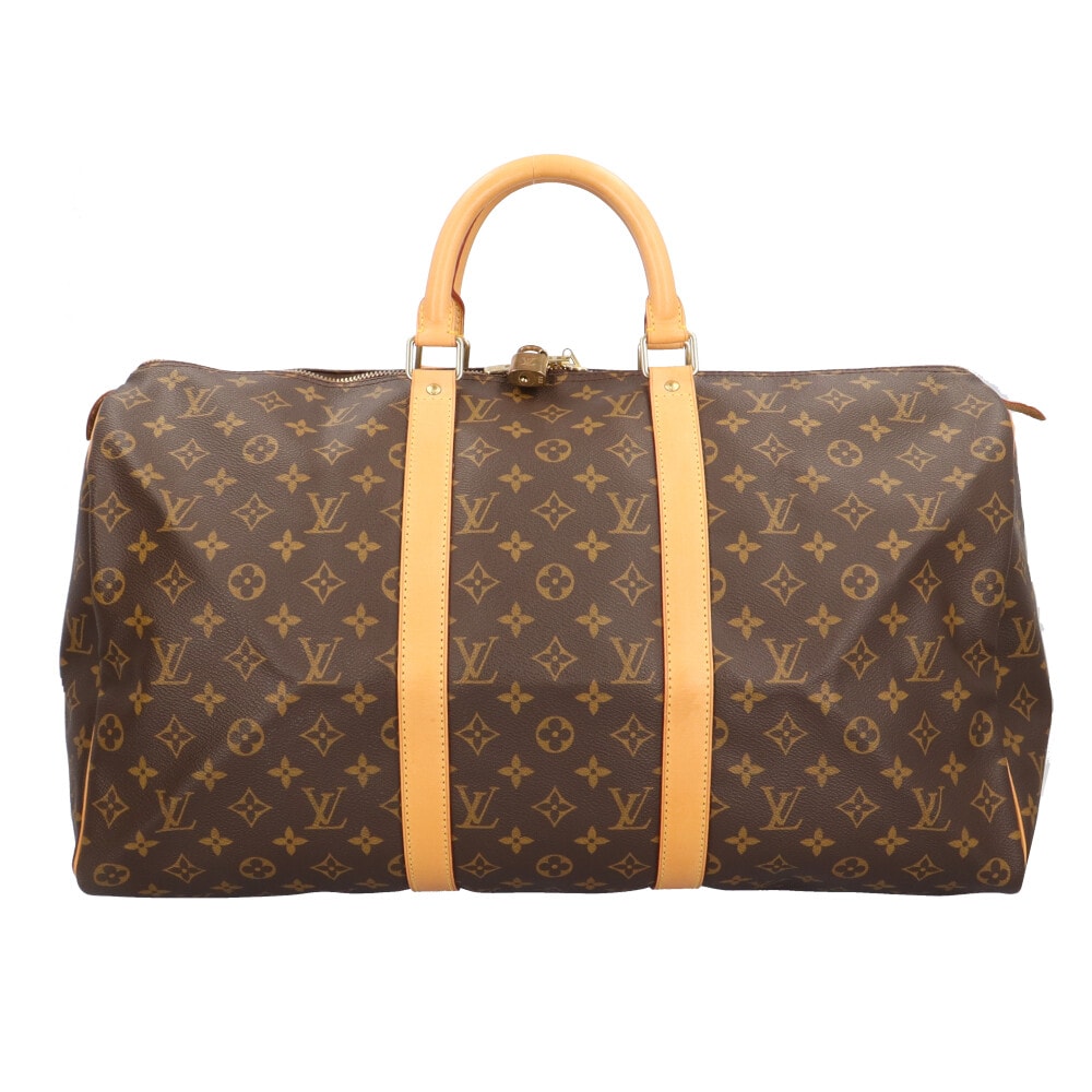 ルイヴィトン キーポル50 モノグラム ボストンバッグ モノグラムキャンバス M41426 ブラウン ユニセックス LOUIS VUITTON  中古
