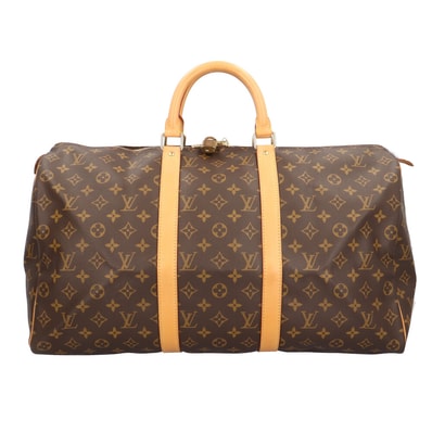 ルイヴィトン キーポル50 モノグラム ボストンバッグ モノグラムキャンバス M41426 ブラウン ユニセックス LOUIS VUITTON 中古