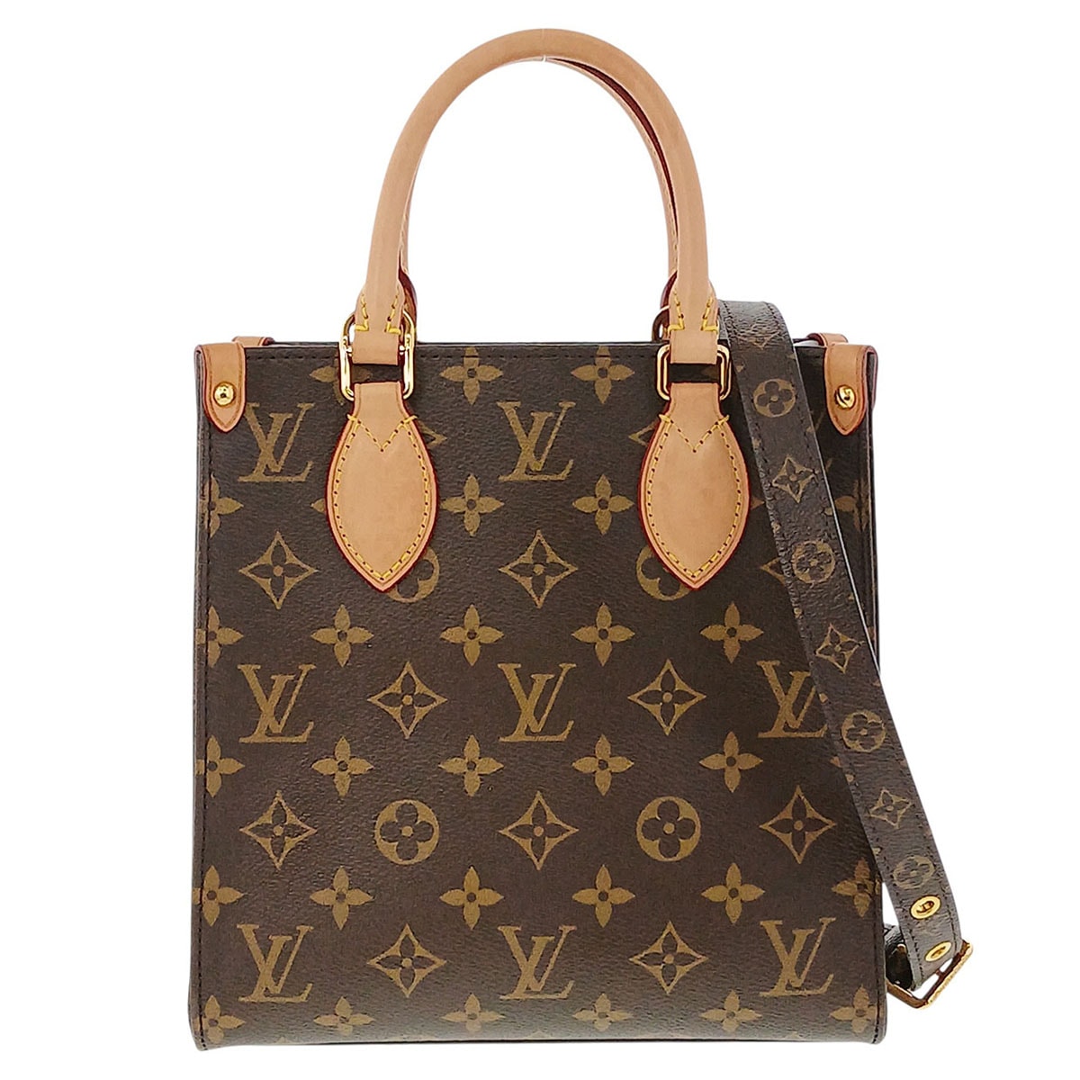LOUIS VUITTON ルイ・ヴィトン サックプラ BB ハンドバッグ M45847 モノグラム ブラウン レディース【中古】