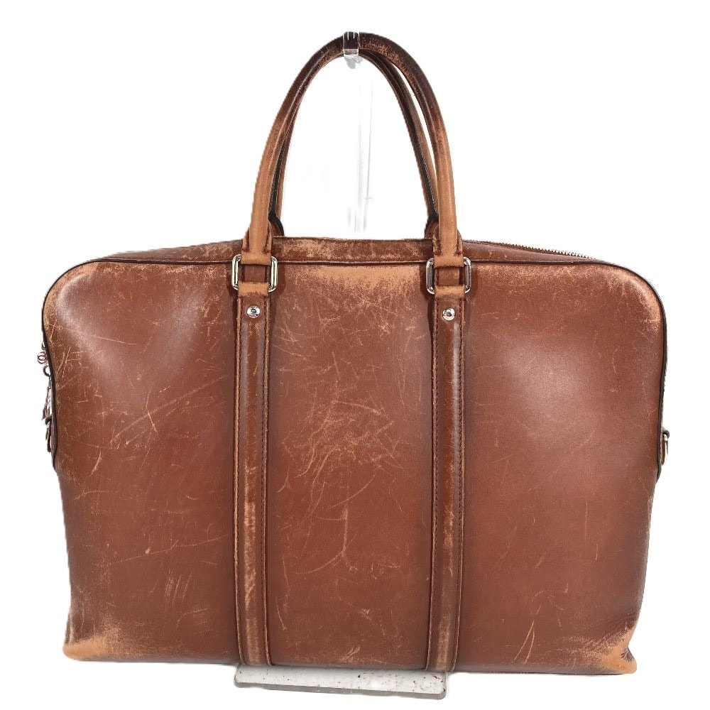 ルイヴィトン LOUIS VUITTON ポルトドキュマン ヴォワヤージュ PDV M50448 キュイールオンブレ ハンドバッグ カバン ビジネスバッグ 書類バッグ トートバッグ レザー ブラウン