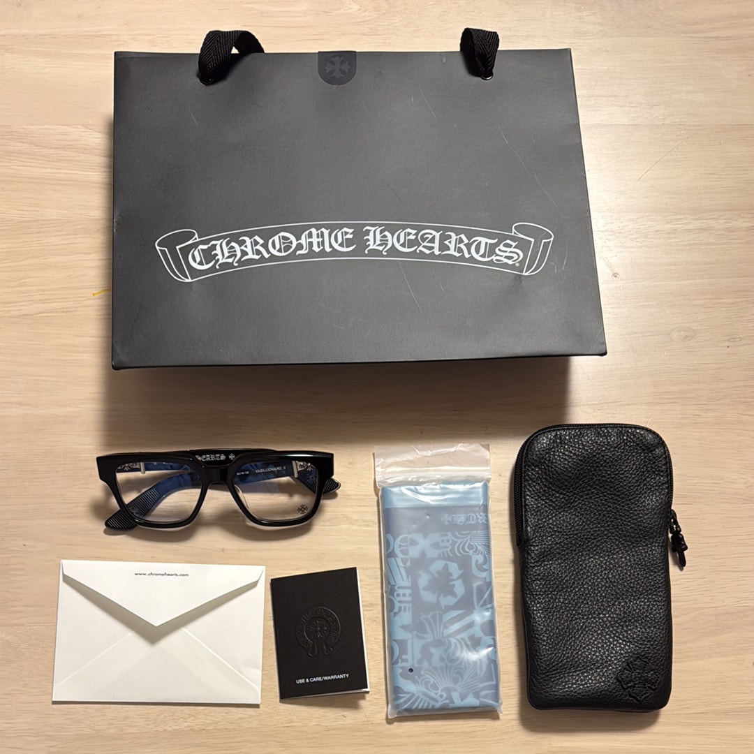 Chrome Hearts 54 19-152 Vagillionaire 2 Eyewear "Black/Silver"