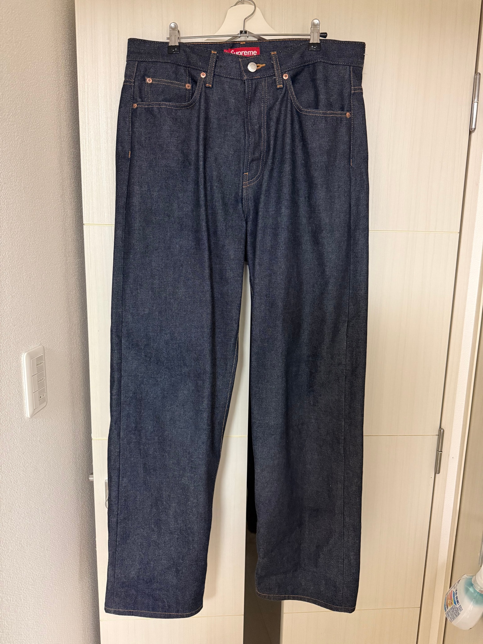 Supreme Baggy Selvedge Jean (25FW) "Rigid Indigo"
