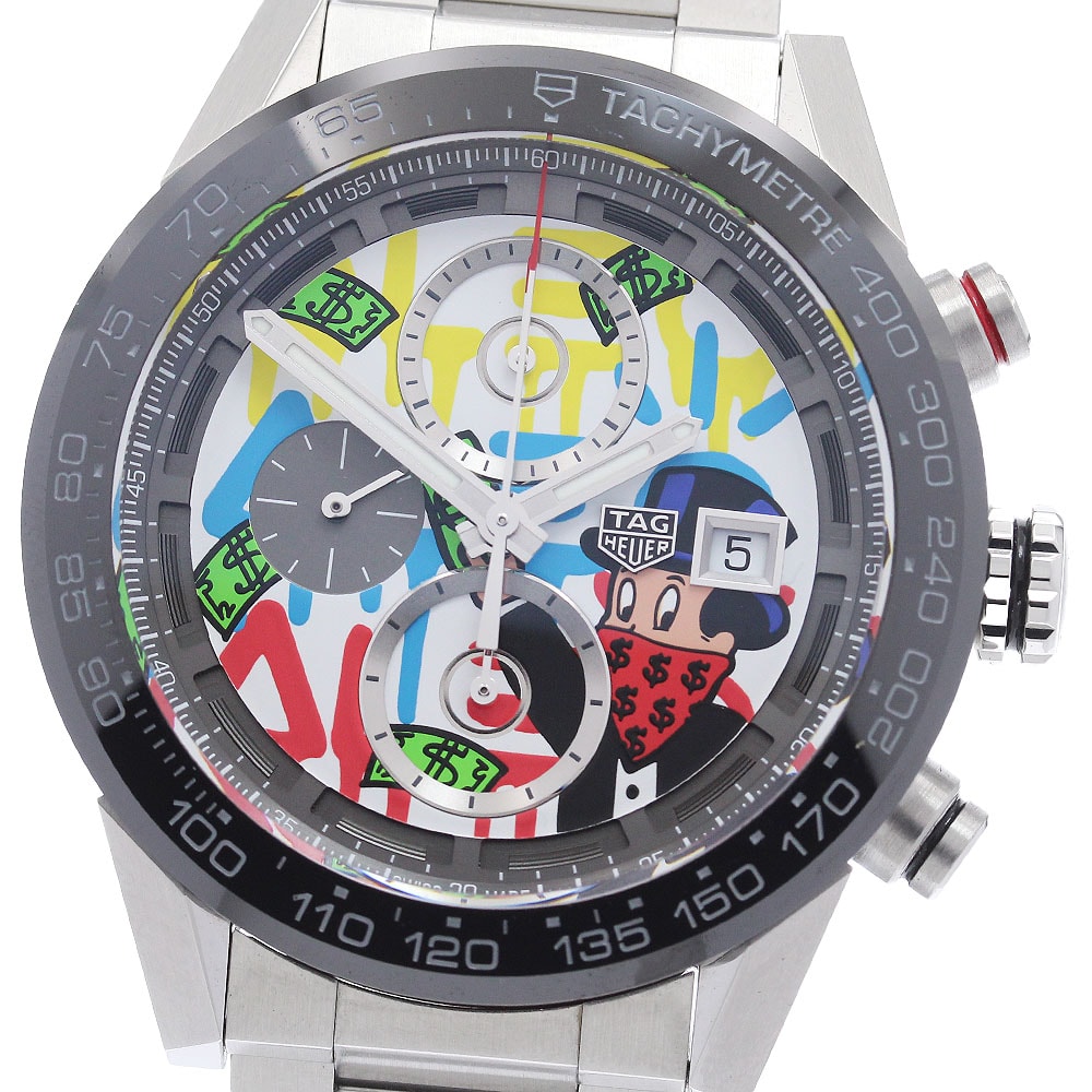 ☆良品 タグホイヤー カレラ ホイヤー01 メンズ 【中古】