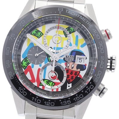 ☆良品 タグホイヤー カレラ ホイヤー01 メンズ 【中古】