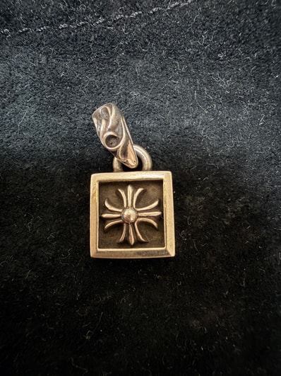 Chrome Hearts Framed CH Plus Charm "Silver"