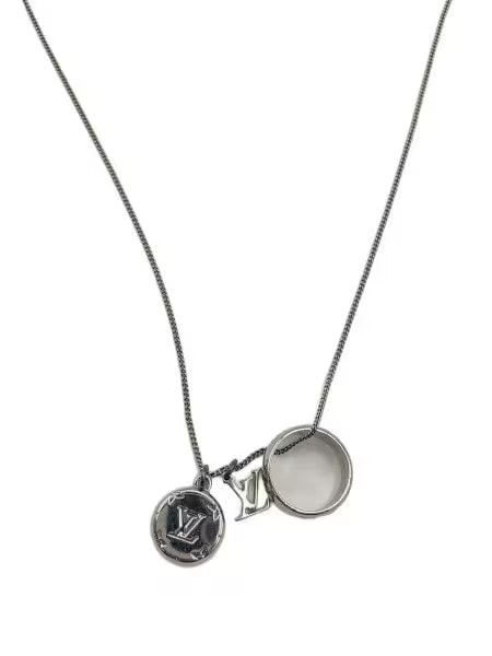 ルイヴィトン リングネックレス モノグラム "シルバー" M62485