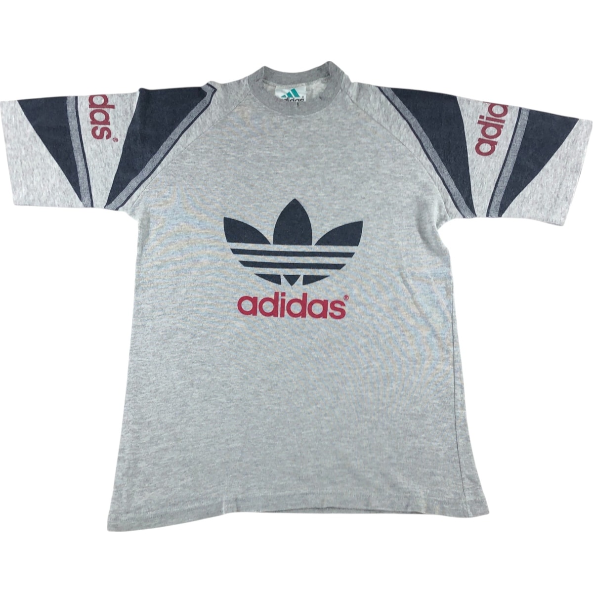 古着 90年代 アディダス adidas トレフォイルロゴ ロゴプリントTシャツ メンズL相当 ヴィンテージ/eaa544826