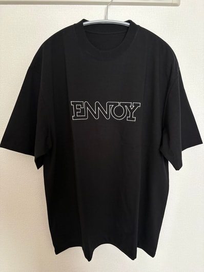 ENNOY Electric Logo EMB T-Shirt "Black/White"