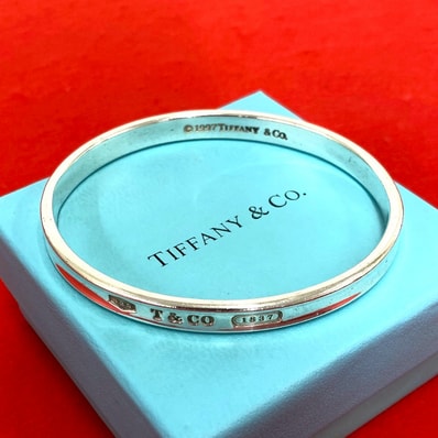 TIFFANY&Co. ティファニー ナロー バングル シルバー925 ブレスレット シルバー
58731