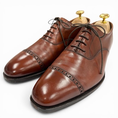 美品 クロケットアンドジョーンズ レザーシューズ Belgrave ブラウン 6