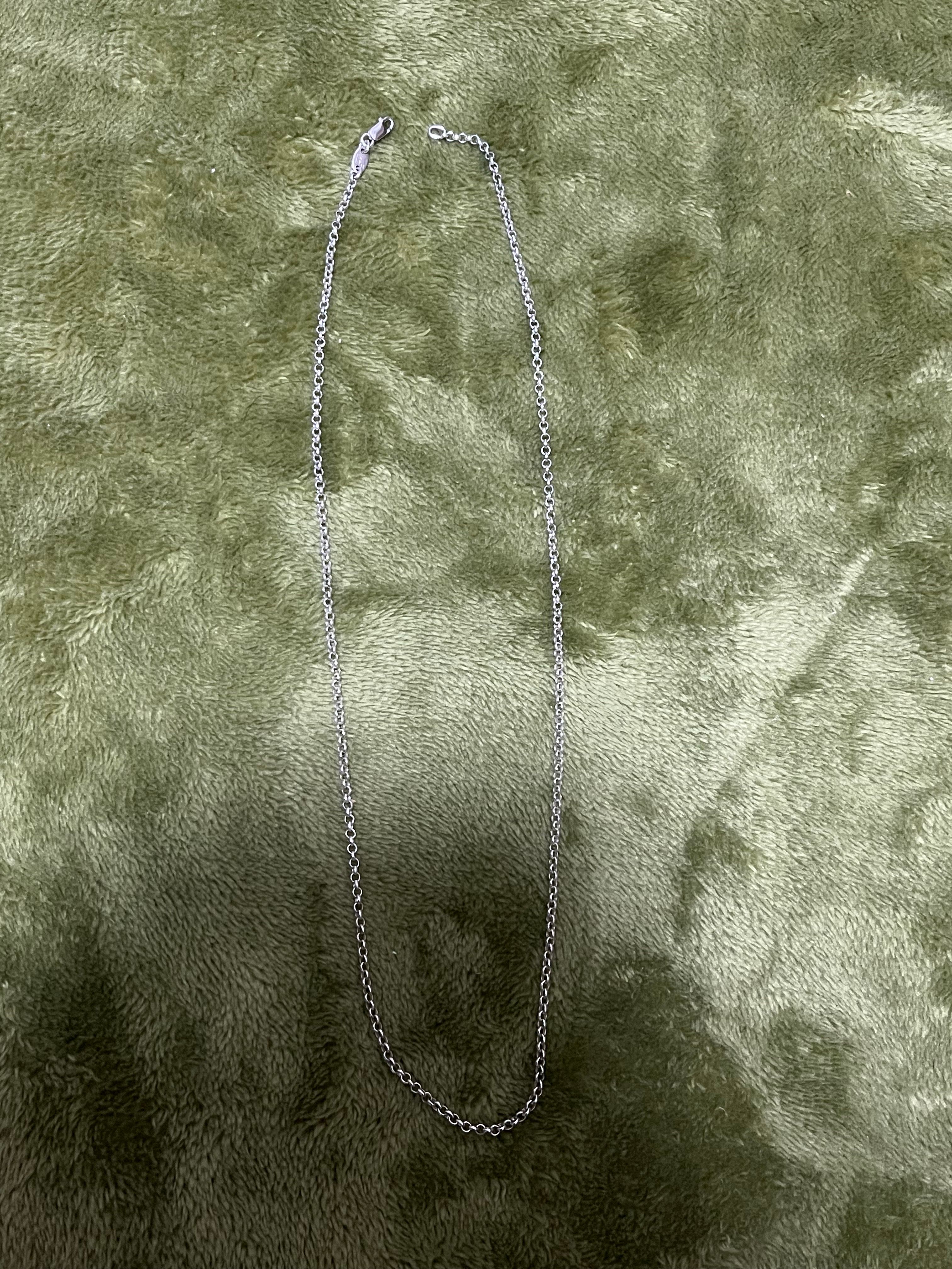 Chrome Hearts Neck Chain Roll 50cm (20inch) "Silver"