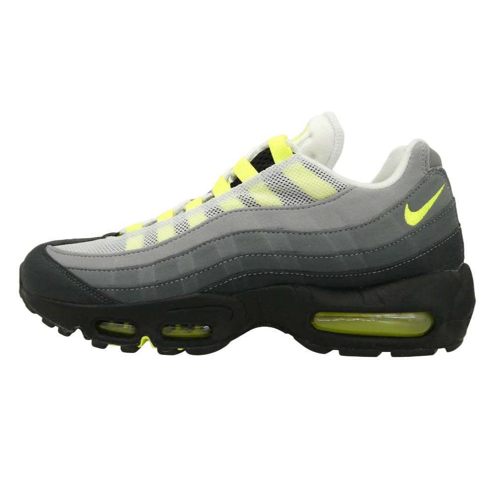 NIKE ナイキ CT1689-001 Air Max 95 OG Neon Yellow エアマックス ローカット スニーカー イエローグラデ マルチカラー系 26cm【新古品】【未使用】【中古】
