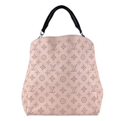 ルイ ヴィトン LOUIS VUITTON ハンドバッグ ショルダーバッグ モノグラムマヒナ バビロンPM モノグラムマヒナ ピンクベージュ シルバー レディース M50033【中古】 z9033