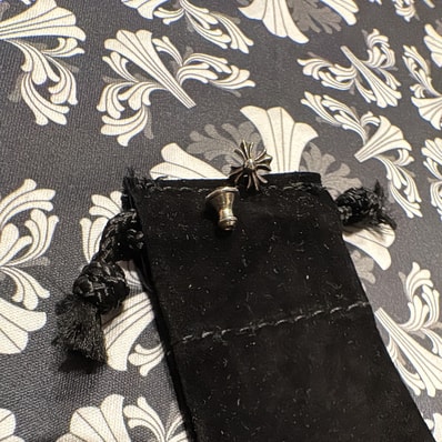 Chrome Hearts CH Plus Stud Earrings "Silver"