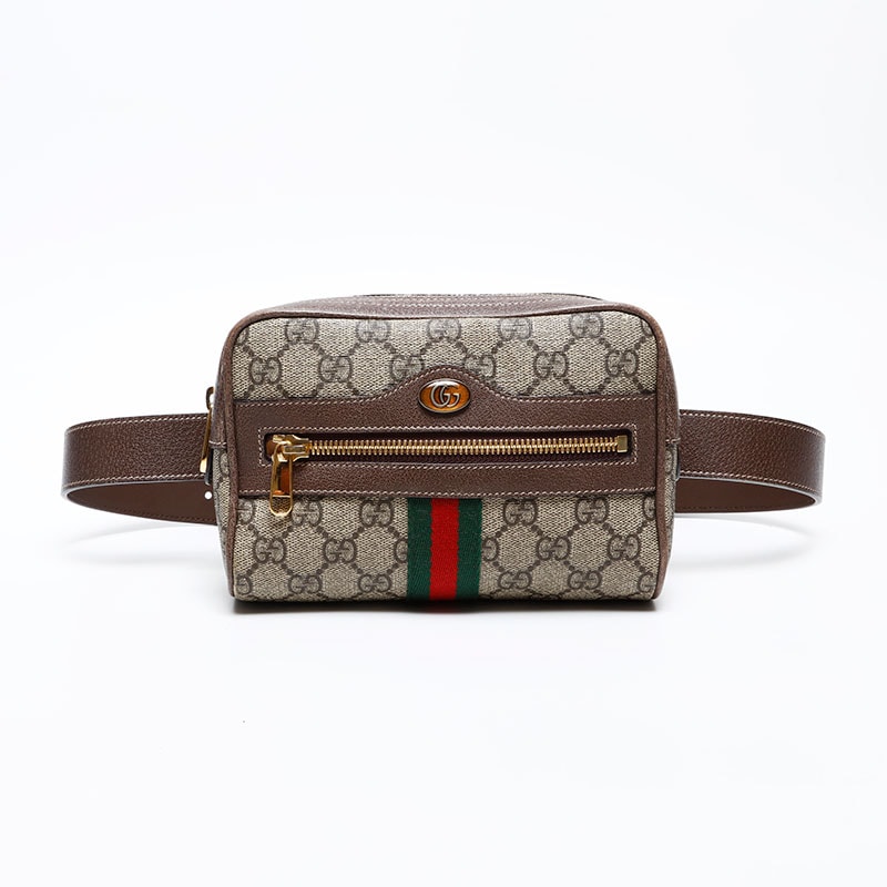 グッチ GUCCI GG スプリーム ベルトバッグ ウエストバッグ【中古】