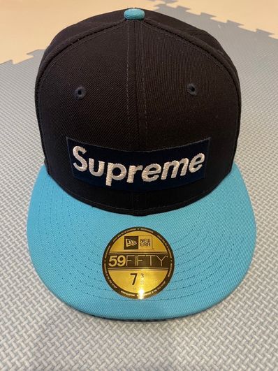 Supreme 2-Tone Box Logo New Era "Blue"