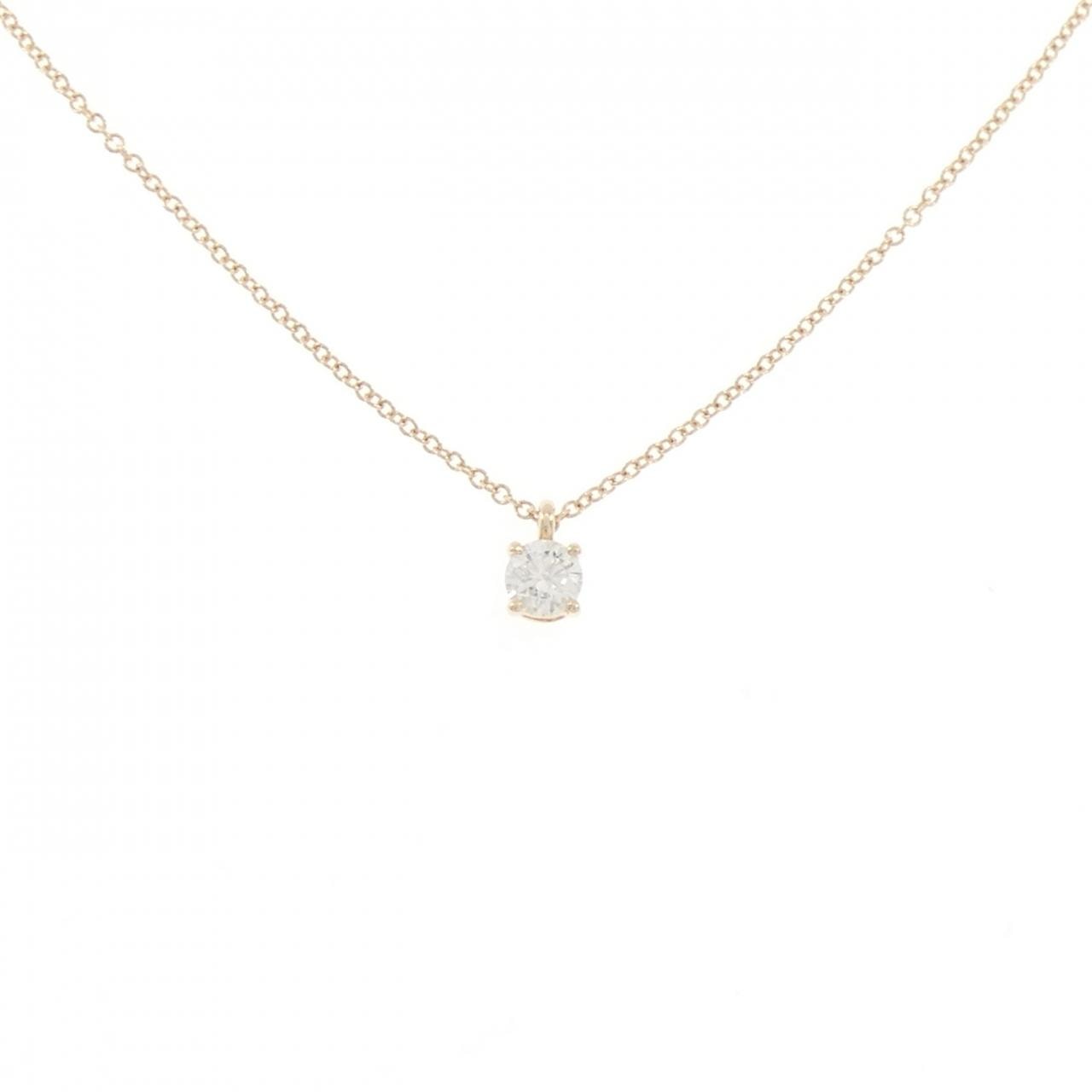 ティファニー ソリティア ネックレス 0.32CT G VVS1 3EXT
