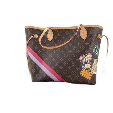 ヴィトン LV モン・モノグラム SPオーダー ネヴァーフルMM トートバッグ【中古】