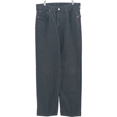 古着 リーバイス Levi's 550 ブラックデニム テーパードデニムパンツ メンズw33相当/eaa482934