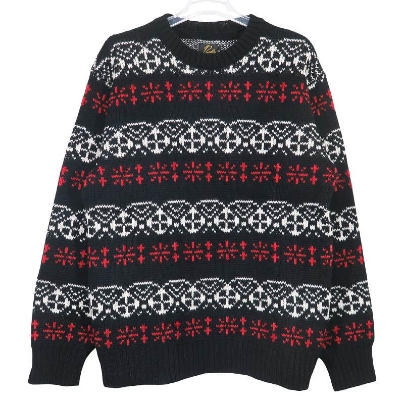 Needles Crew Neck Sweater Nordic "Black"