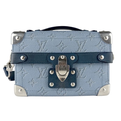 ルイ ヴィトン LOUIS VUITTON ショルダーバッグ モノグラム ソウル トランク モノグラムキャンバス ブルー メンズ M15035【中古】 z9901