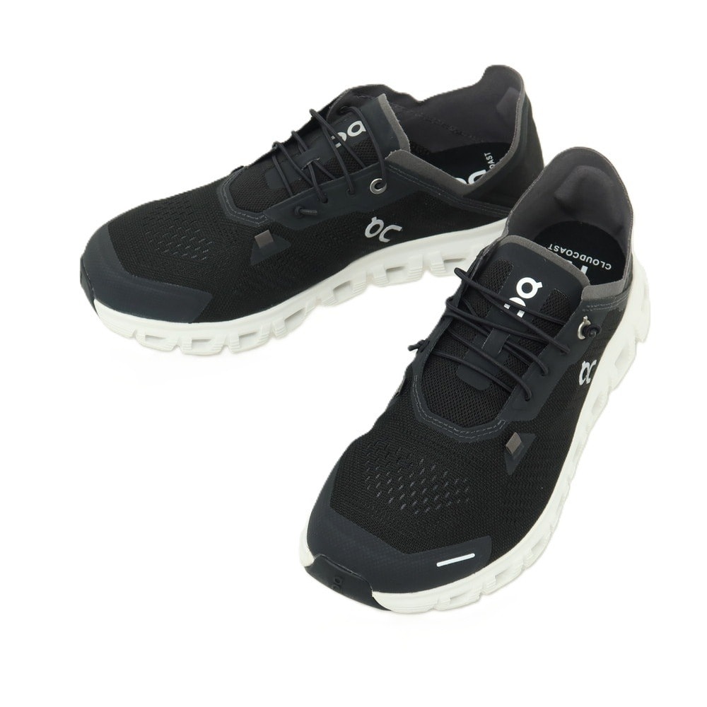 【中古】オン On cloud 6 coast スニーカー ブラック【サイズ25.5】【メンズ】