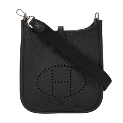 HERMES エルメス ショルダーバッグ エヴリン(エブリン) 16 TPM 黒 (ブラック) トリヨンクレマンス シルバー金具 G刻印 新品