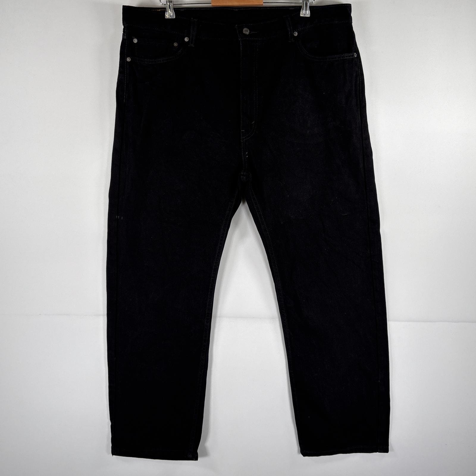 古着 リーバイス Levi's デニムパンツ 505 ストレート ジーパン カラーデニム ジップフライ 大きいサイズ w42 L30 ブラック メンズ