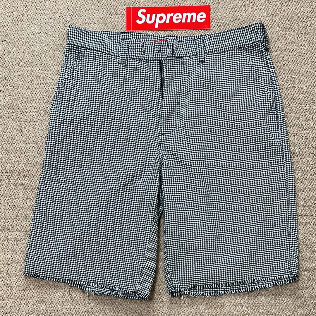 Supreme Work Short "White Houndstooth" (25SS)