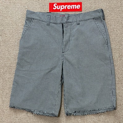 Supreme Work Short "White Houndstooth" (25SS)