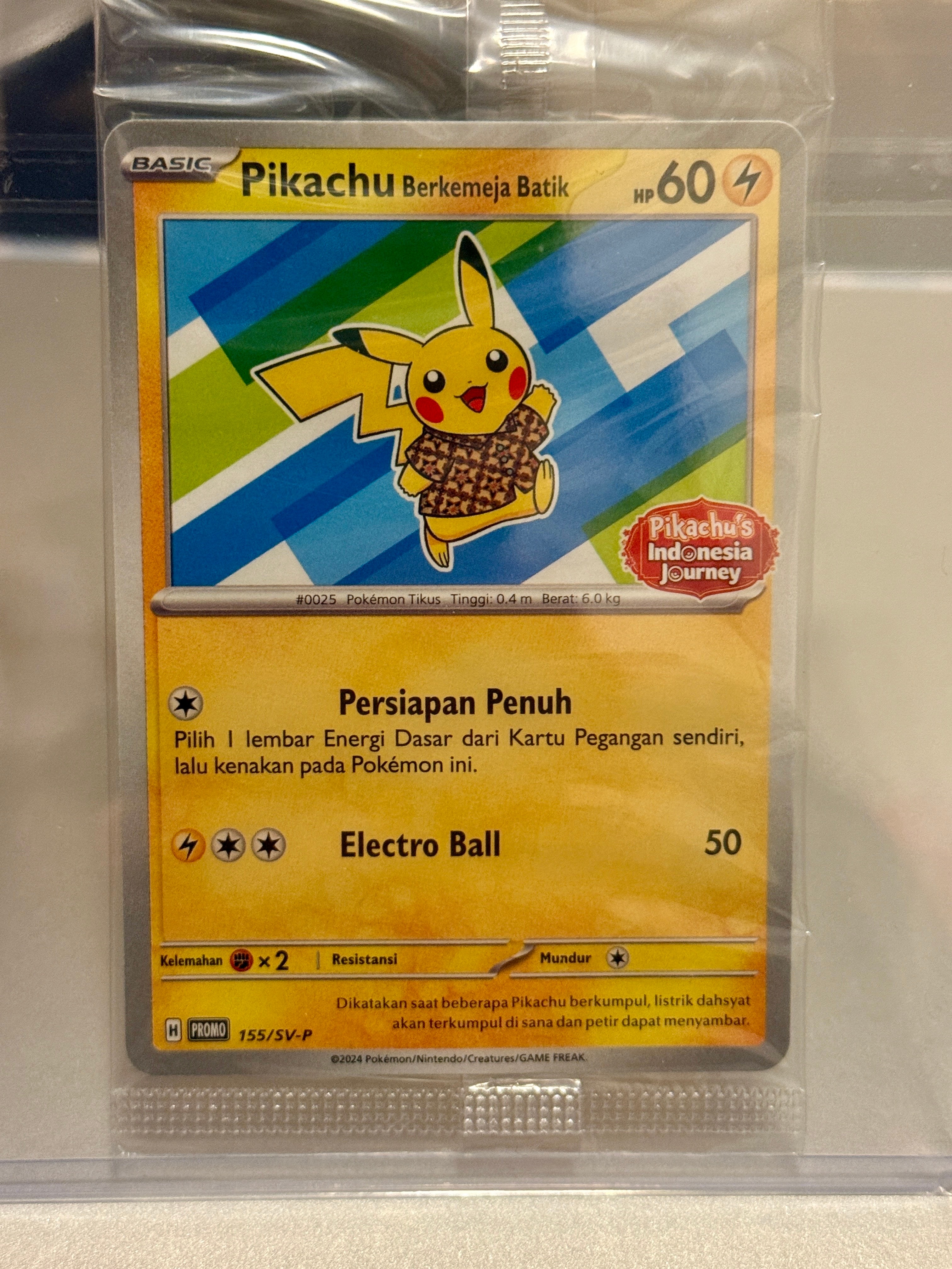 Pikachu Berkemeja Batik (Staryu Pattern) P [SV-P 155] [IDN