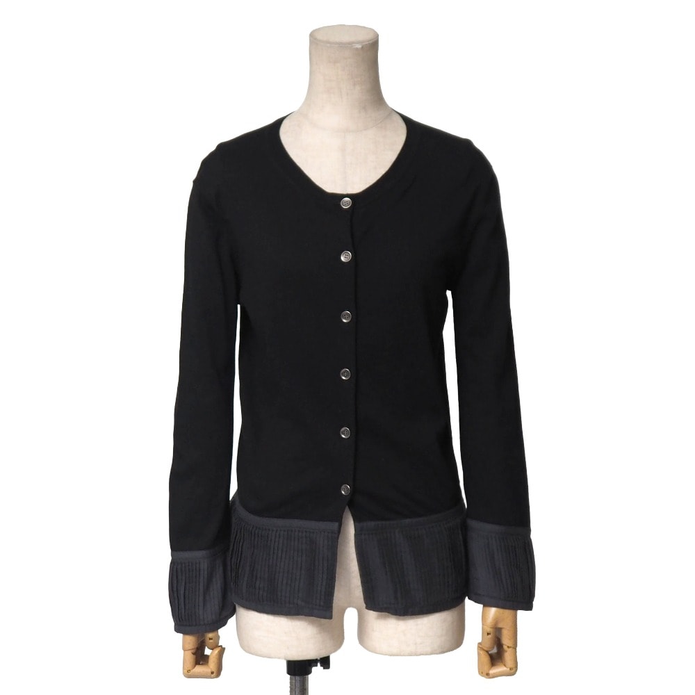 BURBERRY バーバリー ニット サイズ1 カーディガン クルーネック 長袖 ブランド古着【中古】20260120/RA7270