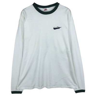 古着 90年代 ナイキ NIKE リンガータイプ ロングTシャツ ロンT USA製 メンズL相当 ヴィンテージ/eaa610085