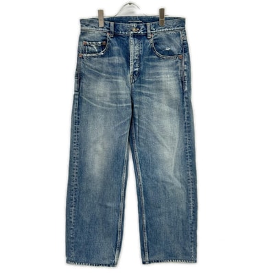 サンローランパリ 23年 786722 ウォッシュド ダメージ加工 デニムパンツ 27