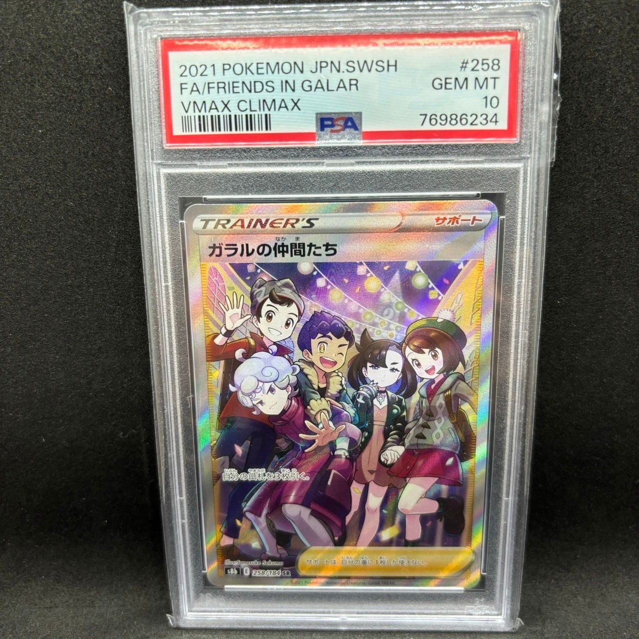 ガラルの仲間たち SR[S8b 258/184](ハイクラスパック「VMAXクライマックス」)