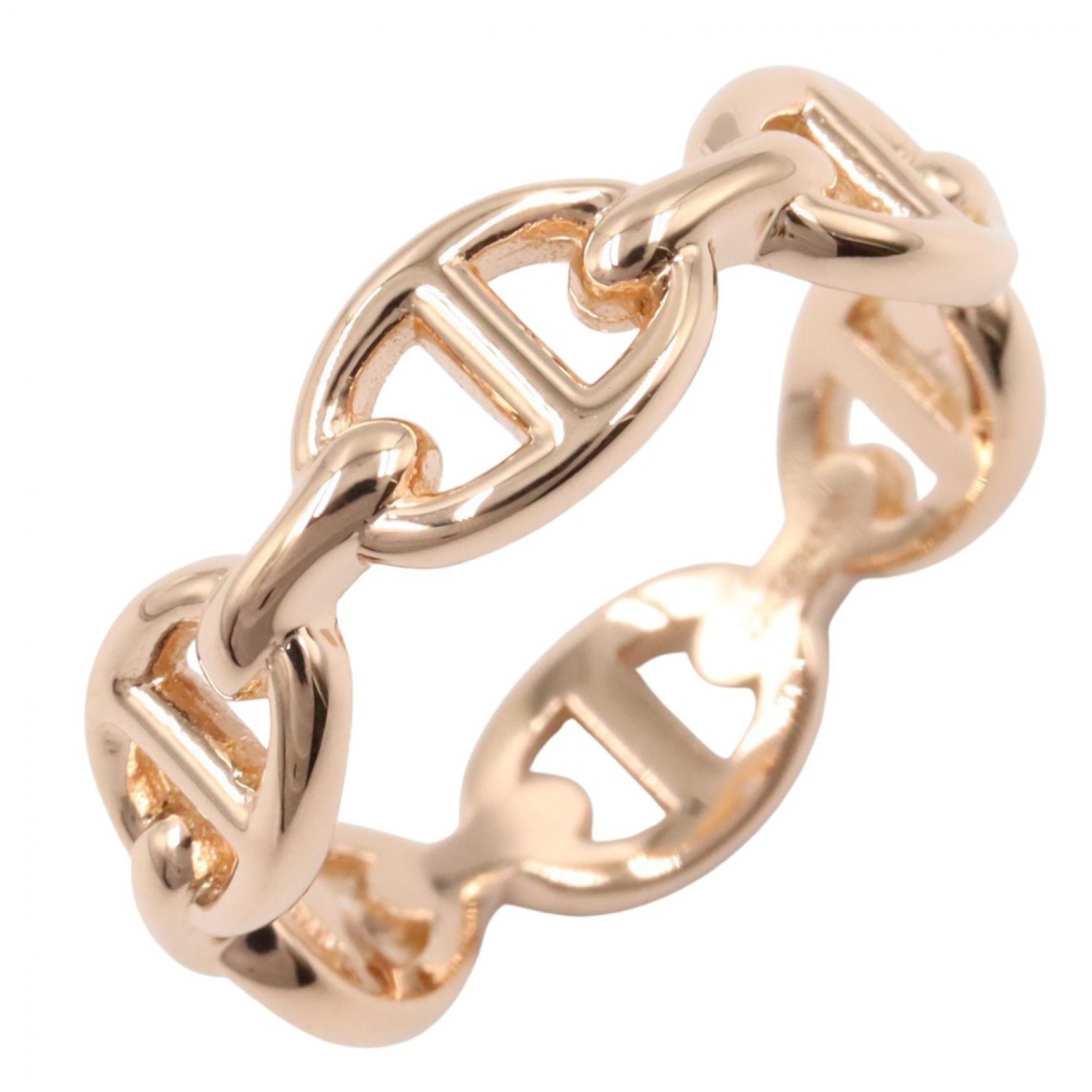 エルメス HERMES シェーヌダンクル リング リング・指輪 ジュエリー K18PG(ピンクゴールド) レディース ゴールド系 【中古】