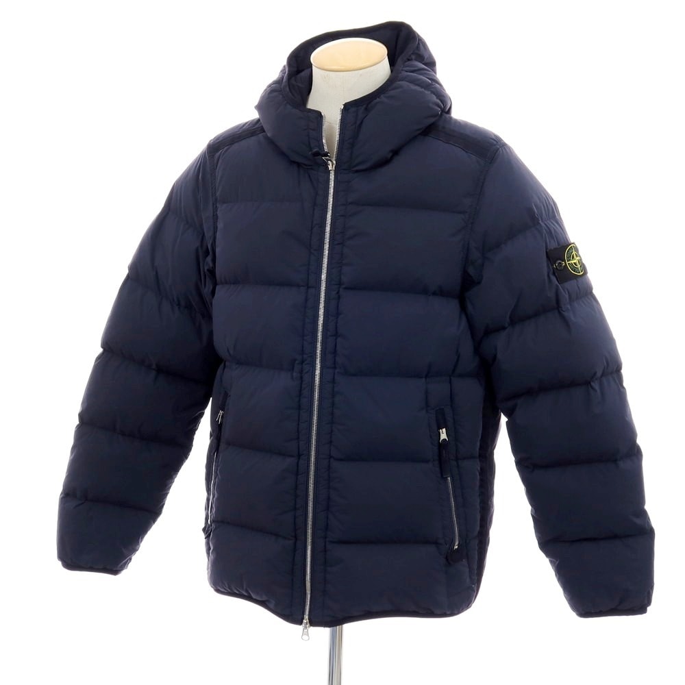 【中古】ストーンアイランド STONE ISLAND ナイロン ダウンジャケット ナイロン ネイビー【サイズS】【メンズ】