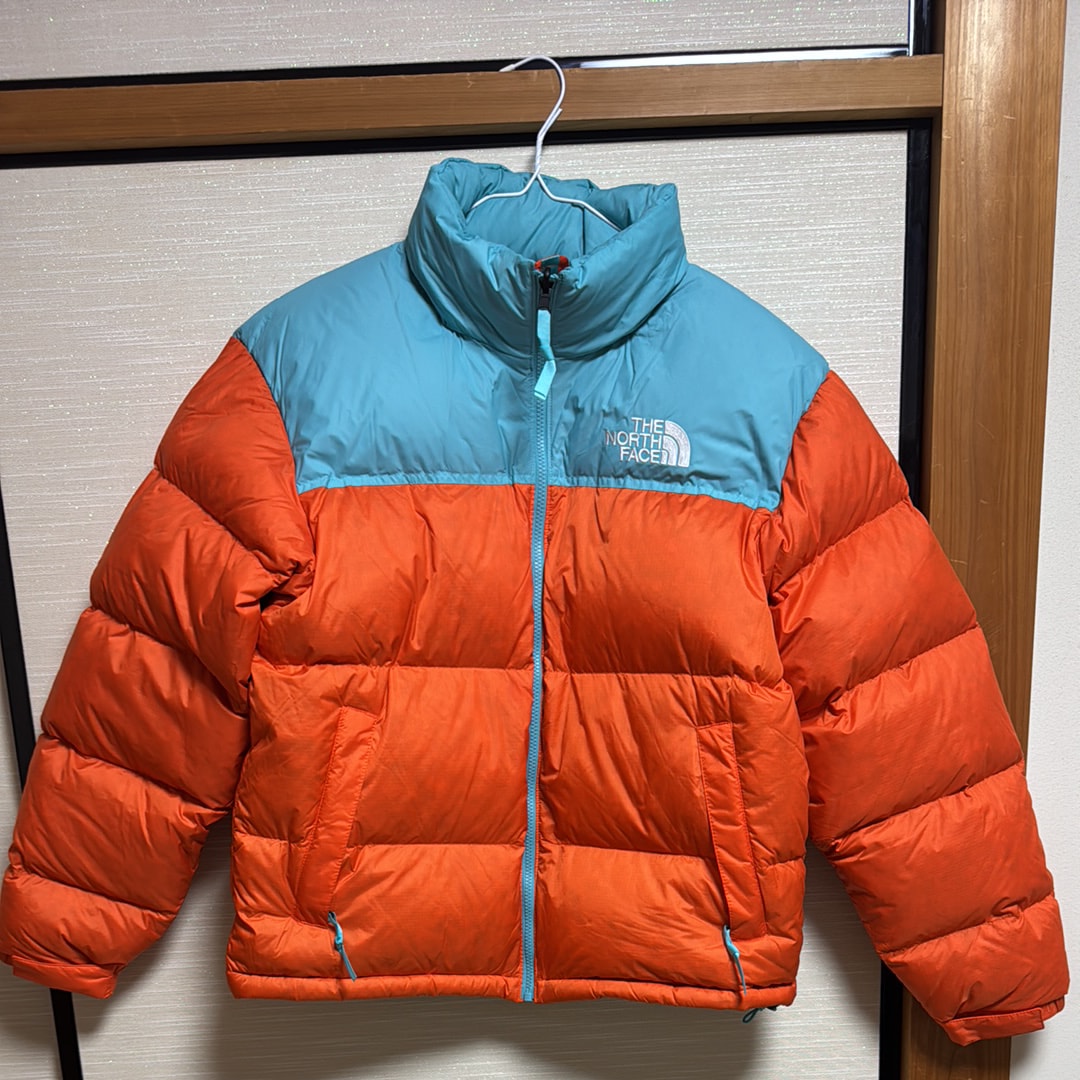 The North Face 1996 Retro Nuptse Jacket (NF0A3C8D) "Red Orange/Transantarctic Blue"