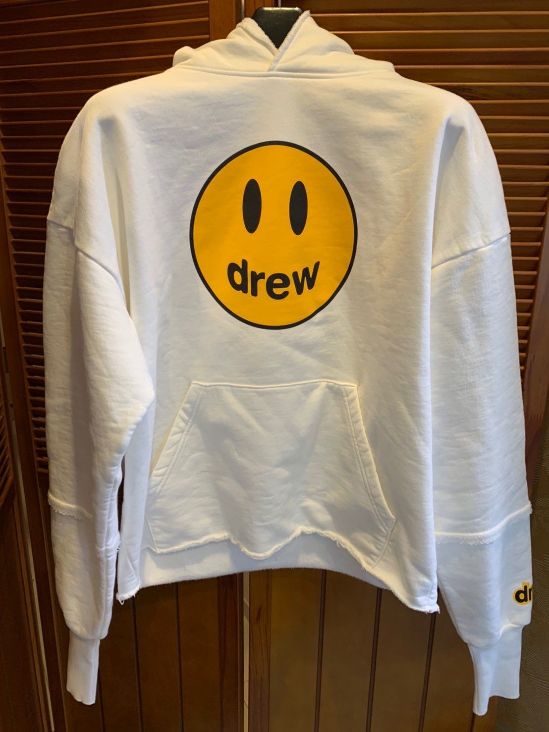 drew house mascot deconstructed hoodie "Off White"