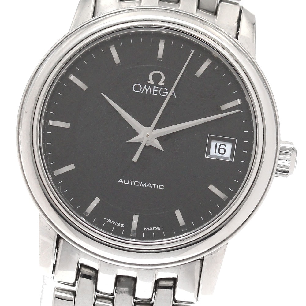 オメガ デビル プレステージ デイト 自動巻き レディース 【中古】