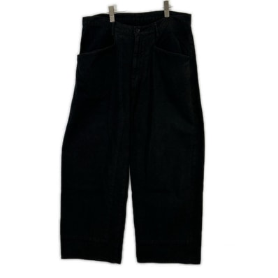 アンセルム 26SS ANC-PT112 ブラック C/R DUCK DOUBLEKNEE PANTS/ダックダブルニーパンツ 3