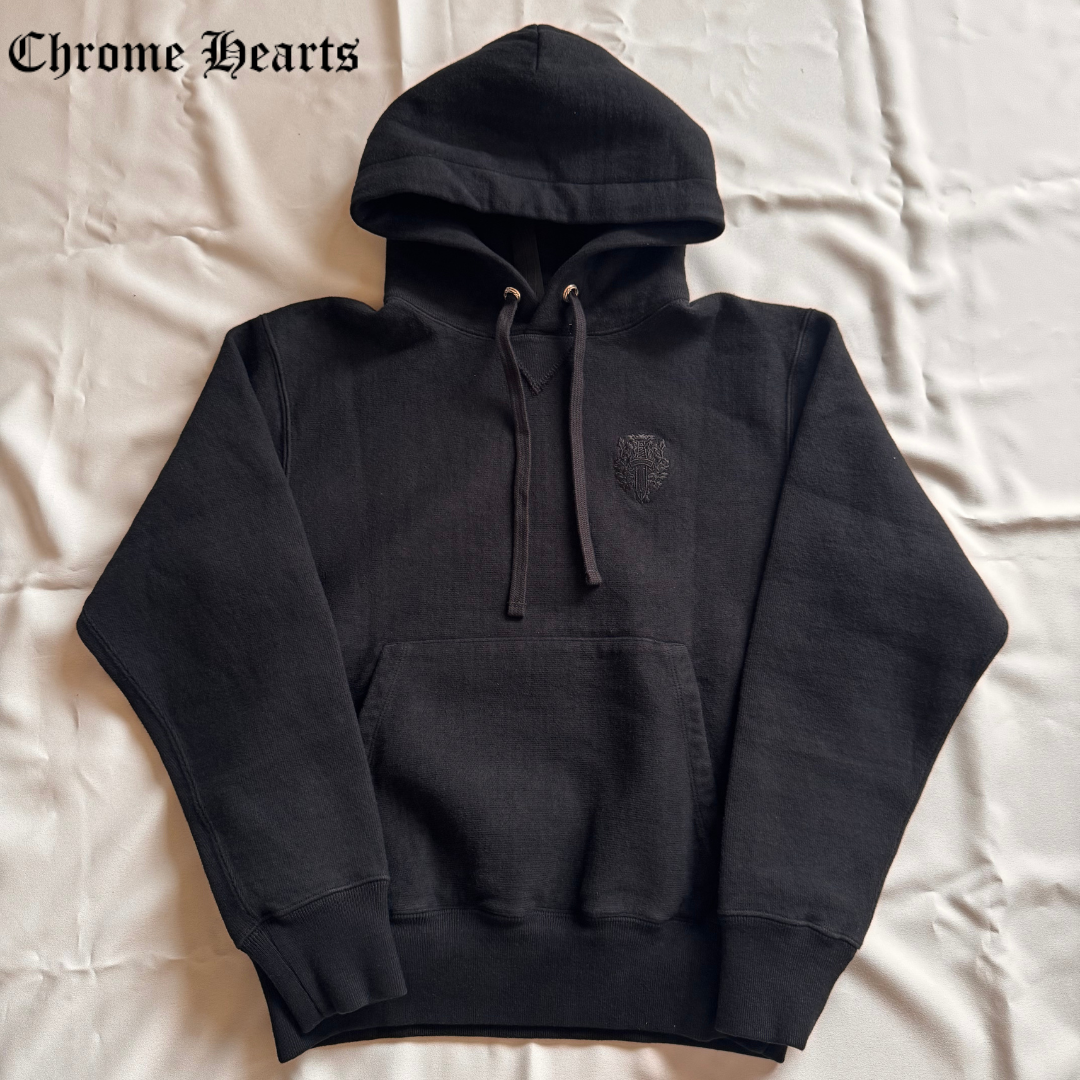 CHROME HEARTS KINGFISH HOODIE パーカー ブラック