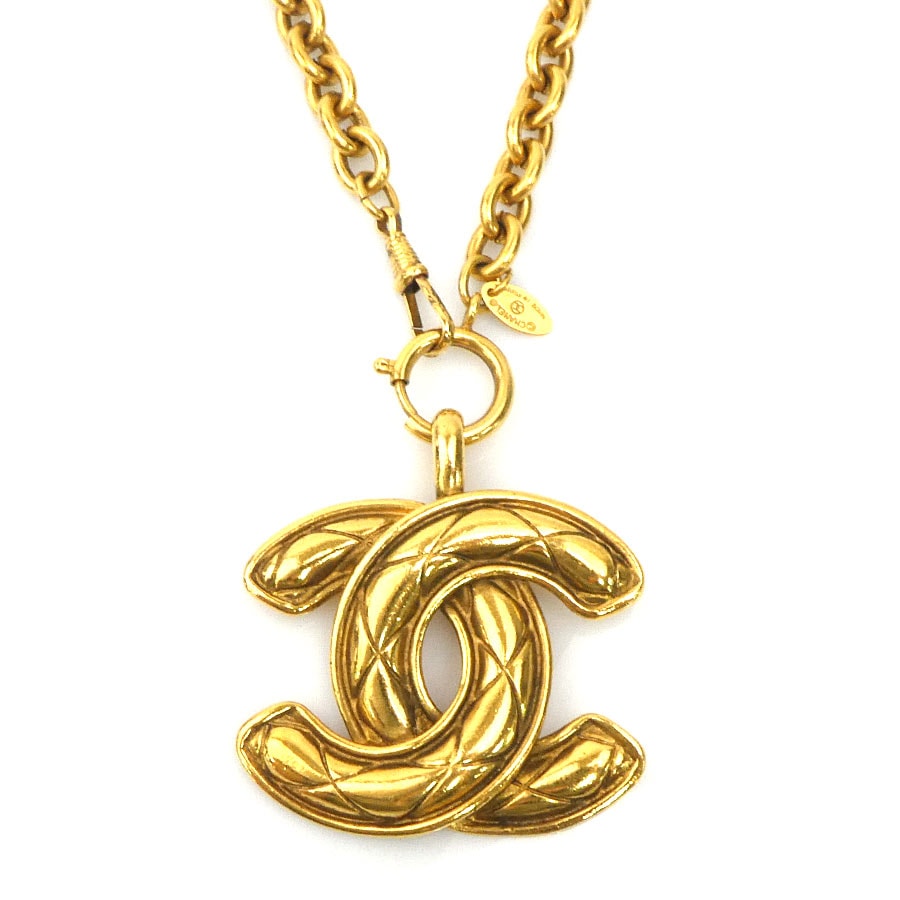 シャネル CHANEL ネックレス ココマーク メタル ゴールド レディース【中古】 e62175k