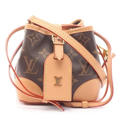 ルイ・ヴィトン LOUIS VUITTON ノエ パース ショルダーバッグ バッグ PVCコーティングキャンバス レザー モノグラム レディース ブラウン系 M57099 【中古】