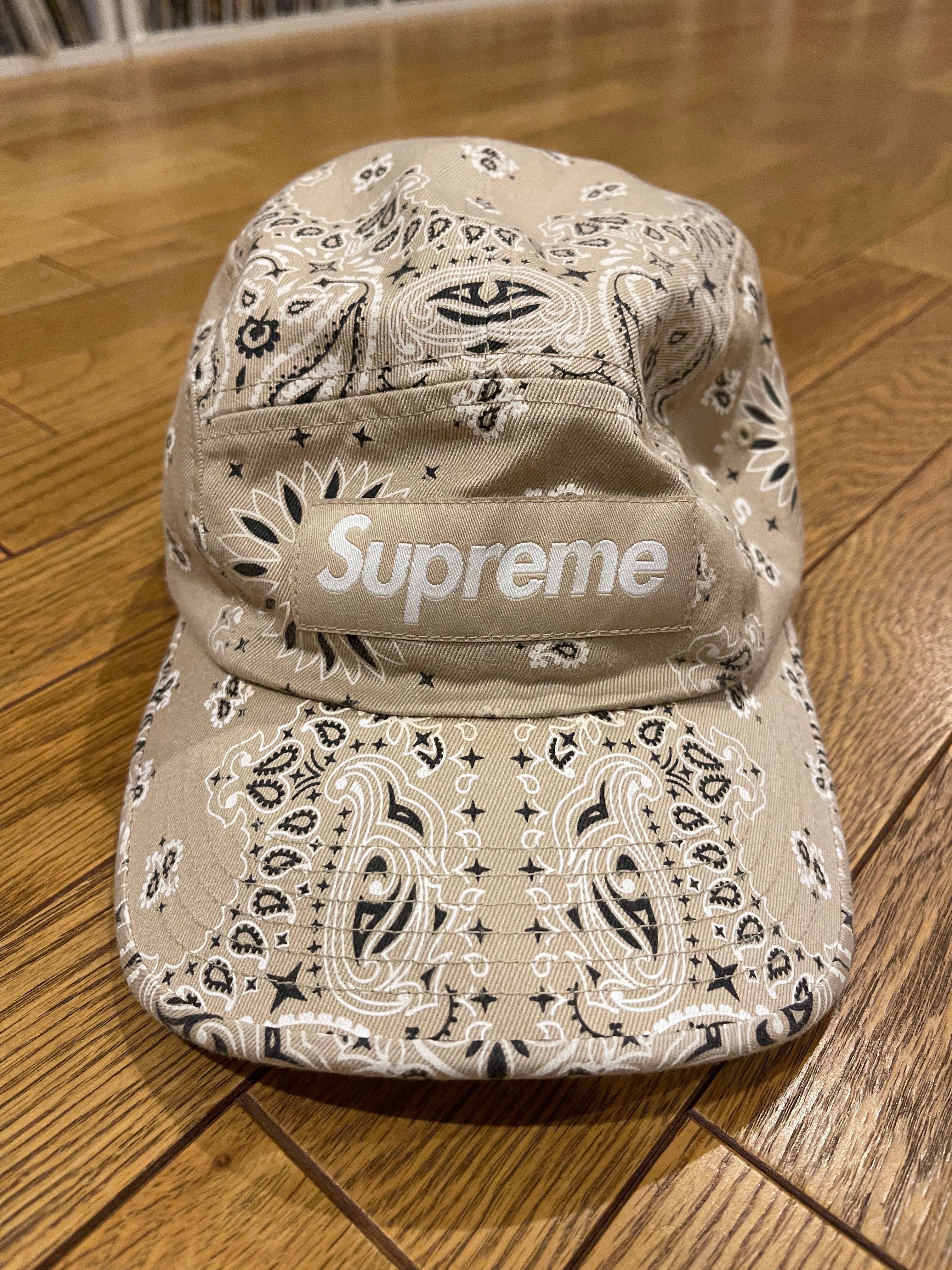 Supreme Bandana Camp Cap "Tan"