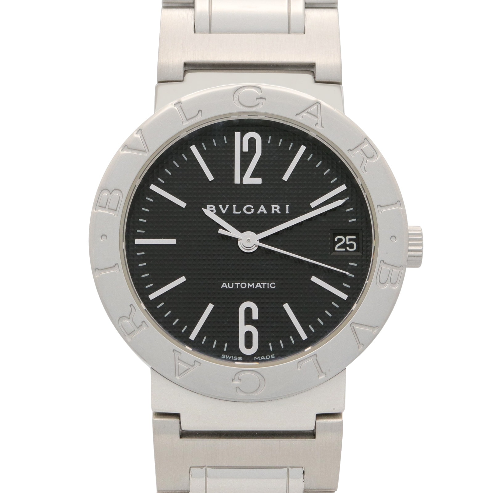 ブルガリ BVLGARI ブルガリ ブルガリ 腕時計 時計 ステンレススチール メンズ レディース ブラック系 BB33SS AUTO 【中古】
