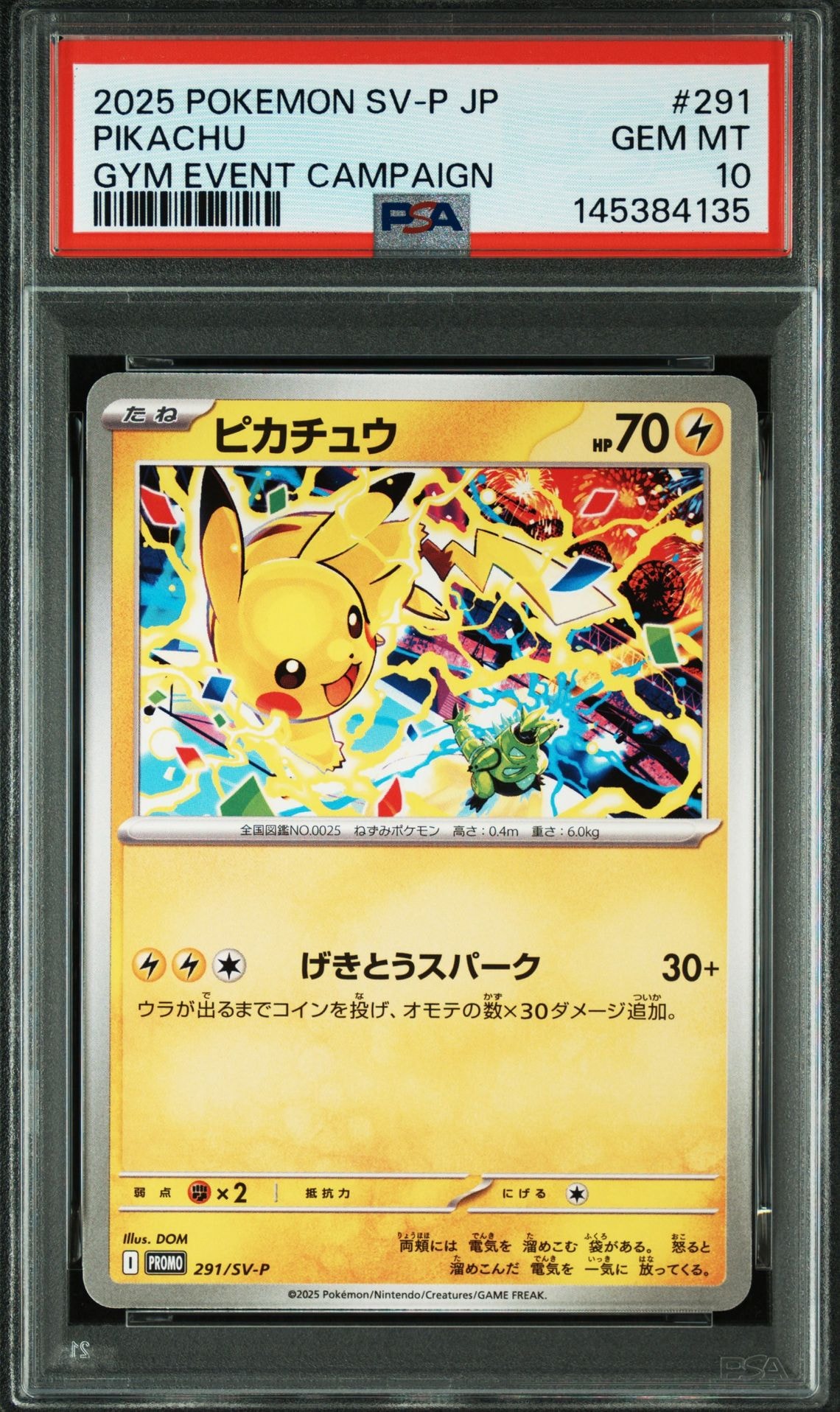PSA10】そらをとぶピカチュウV RR[s8a 023/028](拡張パック「25th